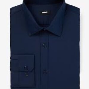 Express Men's Extra Slim Navy Blue Shirt size Small